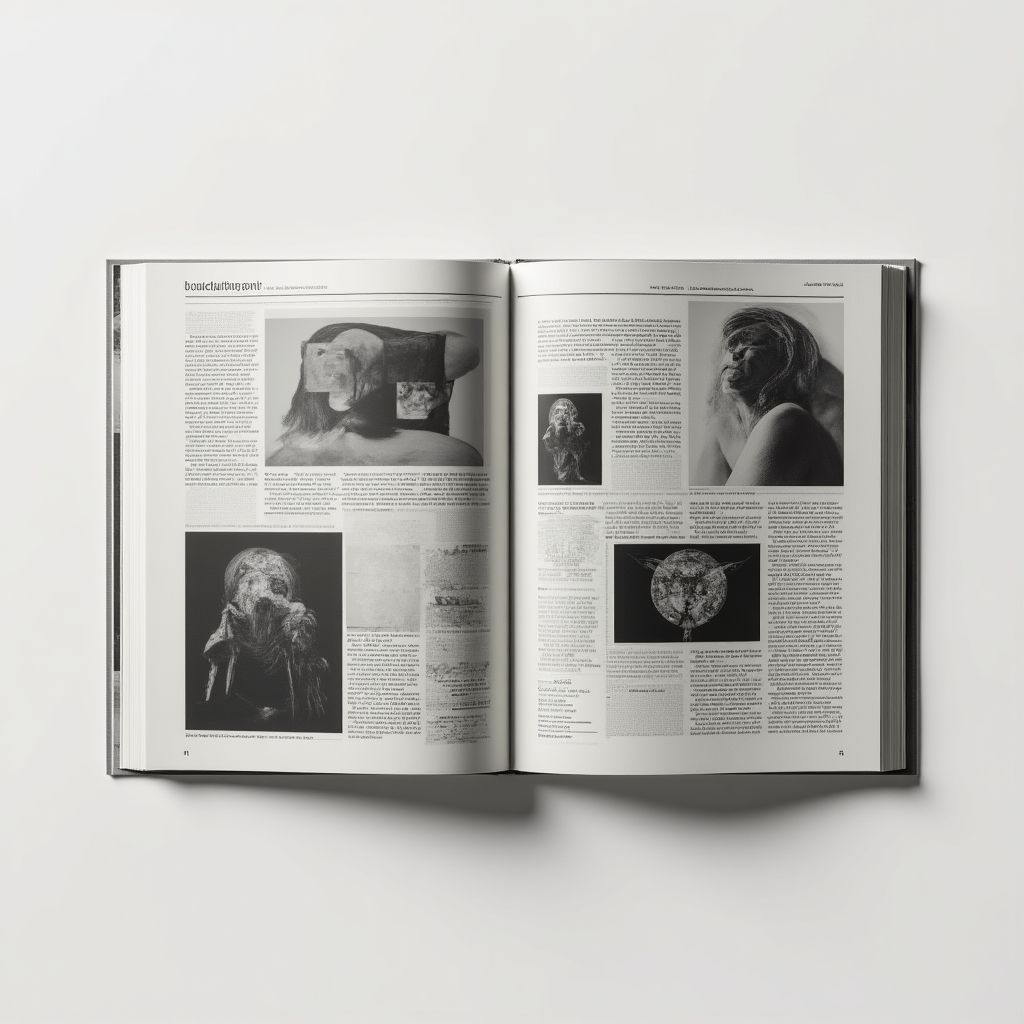 Diseño editorial para revista de arte
